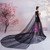 Buy 2020 In Stock:Ship in 48 hours Black High Low Tulle Beading Prom Dress