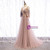 Shop 2020 Half Sleeve Dusty Pink Straps See Through Appliques Prom Dress Under 135