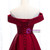 Buy Cheap 2020 Off The Shoulder Burgundy Satin Cut Out Prom Dress Under 119