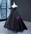 Black Ball Gown Hi Lo Sequins Off the Shoulder Prom Dress 2020