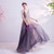 In Stock:Ship in 48 Hours Purple Tulle Sequins Appliques Prom Dress 2020