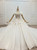 Ivory White Tulle Off the Shoulder Beading Sequins Wedding Dress