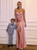 Low Price Guarantee A-Line Pink Satin Sweetheart Prom Dress With Side Split 2020