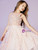 In Stock:Ship in 48 Hours Pink Tulle Sequins Pearls Flower Girl Dress