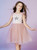 In Stock:Ship in 48 Hours Pink Tulle Sequins Star Flower Girl Dress 2020