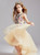 In Stock:Ship in 48 Hours Champagne Tulle Embroidery Beading Hi Lo Flower Girl Dress 2020