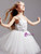 In Stock:Ship in 48 Hours White Tulle Spagehtti Straps Beading Flower Girl Dress 2020