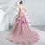 In Stock:Ship in 48 Hours A-Line Pink Tulle Spaghetti Straps Beading Prom Dress 2020