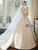 All Sizes White Ball Gown Satin Strapless Pleats Wedding Dress 