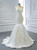 1000+ Styles White Mermaid Sequins V-neck Appliques Beading Wedding Dress 