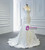 1000+ Styles White Mermaid Sequins V-neck Appliques Beading Wedding Dress 