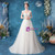 Wide Range Of In Stock:Ship in 48 Hours A-Line White Tulle Appliques Wedding Dress 