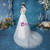 The Best In Stock:Ship in 48 Hours Fashion White Tulle Sweetheart Appliques Wedding Dress