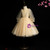 Low Price Guarantee Champagne Tulle Sequins Long Sleeve Flower Girl Dress