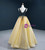 With 1000s Of Champagne Ball Gown Hi Lo Organza V-neck Beading Prom Dress