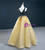 With 1000s Of Champagne Ball Gown Hi Lo Organza V-neck Beading Prom Dress