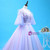 Buy The Newest Purple Ball Gown Tulle Backless See Through V-neck Appliques Quinceanera Dress