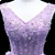 Be The Prom Queen In Purple Ball Gown Tulle V-neck Appliques Beading Quinceanera Dress