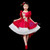 Come In a Wide Variety Of On-Trend Styles, Red Ball Gown Satin Puff Sleeve Appliques Girl Drama Show Vintage Gown Dress