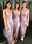 Custom Tailored Pink Satin Spaghetti Straps Ankle Length Pleats Bridesmaid Dress