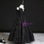 The Best Black Ball Gown Tulle Sequins Pleats Spagehtti Straps Flower Girl Dress