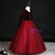 A Great Variety Of Burgundy Ball Gown Tulle V-neck Long Sleeve Sequins Girl Dress