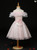 For This Year's Biggest Dance Pink Tulle Wave Point Off the Shoulder Appliques Flower Girl Dress