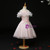 For This Year's Biggest Dance Pink Tulle Wave Point Off the Shoulder Appliques Flower Girl Dress