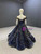 Just Be The One For You Blue Ball Gown Sequins Scoop Sleeveless Flower Girl Dress