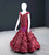 The Largest Variety Of Styles Burgundy Mermaid Off the Shoulder 3D Appliques Flower Girl Dress