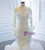 At Incredible Price White Mermaid Tulle Off the Shoulder Long Sleeve Wedding Dress