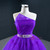 Come In All Styles And Colors Purple Ball Gown Hi Lo Strapless Pleats Tiers Prom Dress With Belt