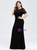 Get An On-Trend Black Mermaid Lace See-through Round Neck Sparkly Plus Size Prom Dress