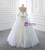 We Offer a Variety Of White Ball Gown Tulle Strapless Pleats Long Prom Dress