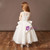 You Are Sure To Find The Perfect White Ball Gown Tulle Satin Sleeveless Beading Flower Girl Dress