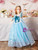Purchase Your Favorite Sky Blue Tulle Sequins Cap Sleeve Long Flower Girl Dress Purchase Your Favorite Sky Blue Tulle Sequins Cap Sleeve Long Flower Girl Dress