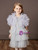 You Are Sure To Find The Perfect Gray Tulle Tiers Beading Crystal Flower Girl Dress With Shawl