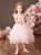 Find Your Dress For Prom! Princess Pink Ball Gown Tiers Sequins Flower Girl Dress