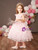 Find Your Dress For Prom! Princess Pink Ball Gown Tiers Sequins Flower Girl Dress