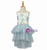 Is Now Available. A-Line Blue Tulle Spagehtti Straps Appliques Flower Girl Dress