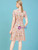 For This Year's Biggest Dance Pink Sequins Short Sleeve Knee Length Mother Of The Bride Dress