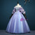 At Great Prices Purple Ball Gown Tulle Off the Shoulder Appliques Short Sleeve Quinceanera Dress