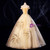 Best For You Champagne Gold Ball Gown Tulle Sequins Appliques Quinceanera Dress