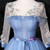Purchase Your Favorite Sky Blue Ball Gown Tulle Short Sleeve Plesta Appliques Quinceanera Dress