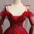 Shops Around The World Burgundy Ball Gown Tulle Lace Spagehtti Straps Appliques Quinceanera Dress