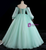 Best For You Light Green Ball Gown Tulle Off the Shoulder Long Sleeve Quinceanera Dress