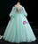 Best For You Light Green Ball Gown Tulle Off the Shoulder Long Sleeve Quinceanera Dress