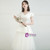 Find All Of The Latest Styles A-Line White Tulle Satin V-neck Cap Sleeve Wedding Dress