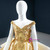 To Choose From Gold Ball Gown Tulle Sequins Appliques Flower Girl Dress