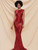 Noble In Stock:Ship in 48 Hours Red Mermaid Sequins Party Dress